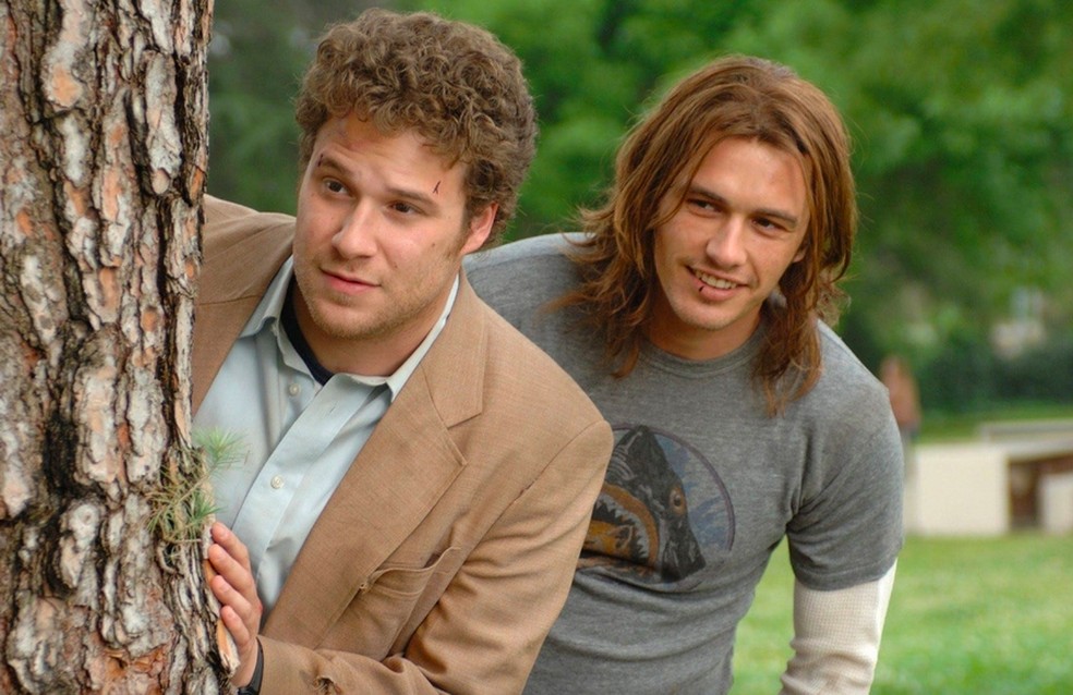 Seth Rogen e James Franco em Segurando as Pontas (2008) — Foto: Reprodução