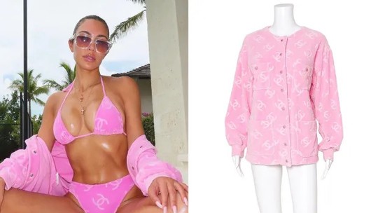 Kim Kardashian coloca à venda suéter usado e manchado por 48 mil reais
