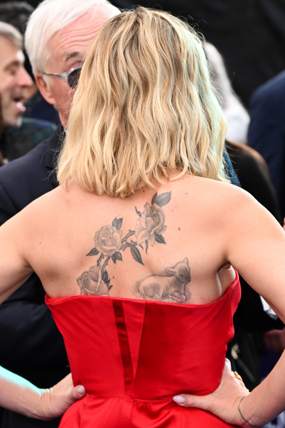 Scarlett Johansson na première de 'Ray Gunn' em outubro de 2026 — Foto: Getty