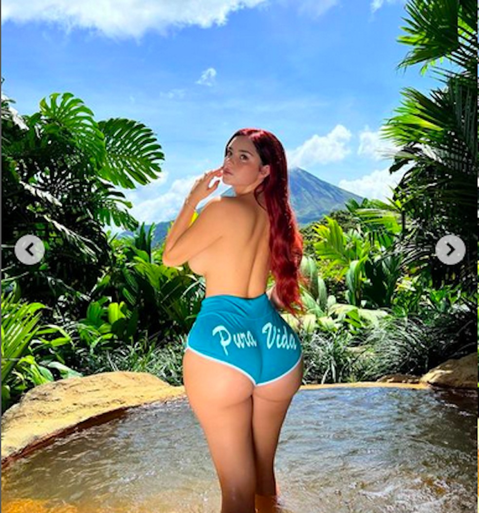 Musa do Instagram arrasa de fio dental em férias na Costa Rica e se compara  a ninfa | Celebridades | Monet