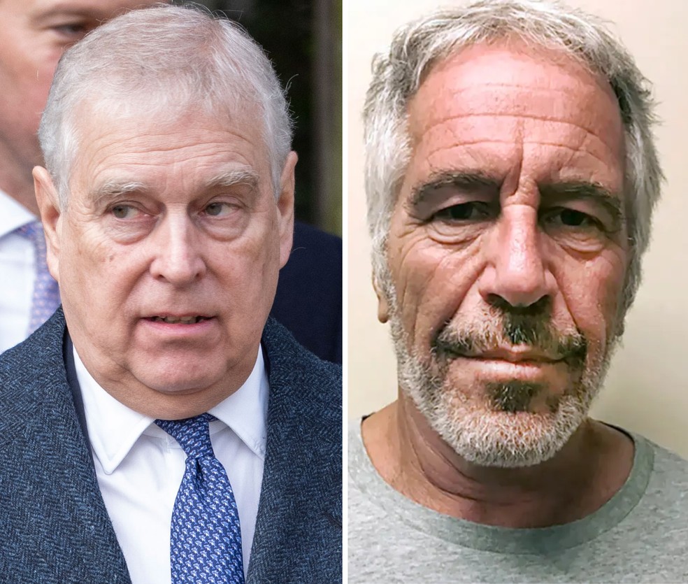 Príncipe Andrew e Jeffrey Epstein — Foto: Getty Images