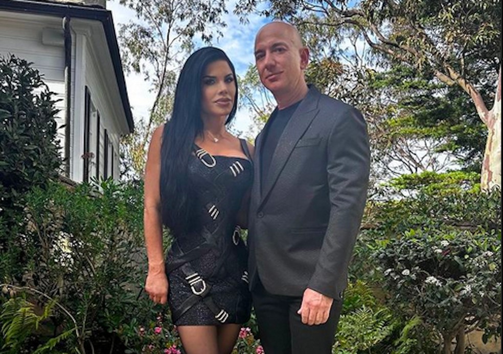 Lauren Sánchez e Jeff Bezos — Foto: Instagram
