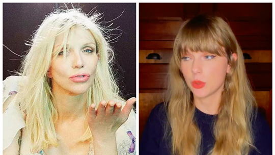 Courtney Love, viúva de Kurt Cobain, chama Taylor Swift de desimportante e provoca ira nas redes