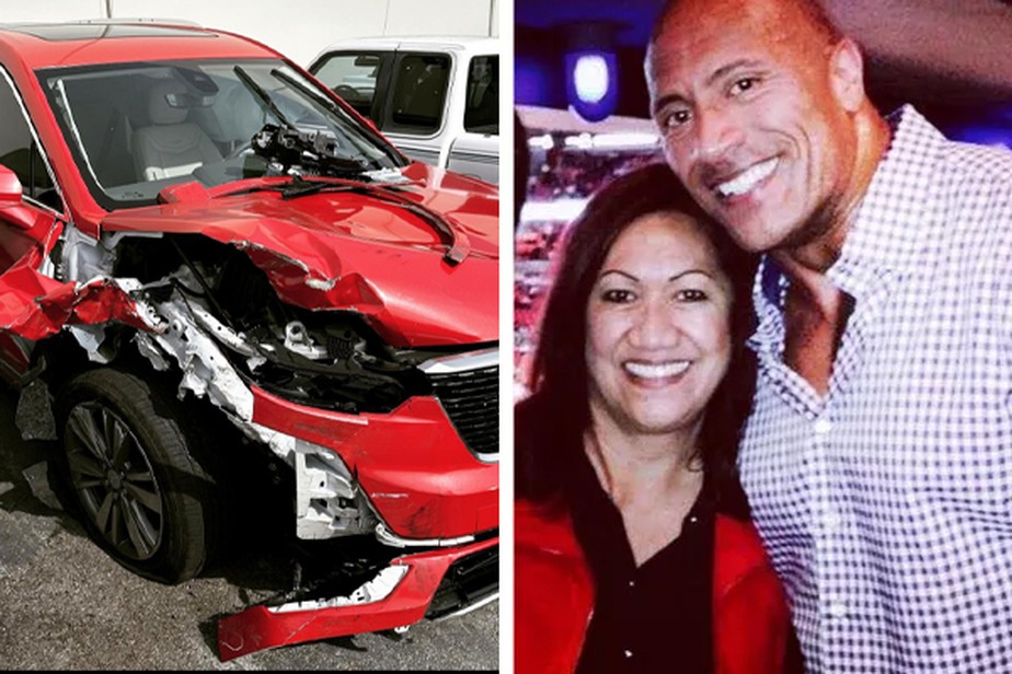 Mãe de Dwayne Johnson, Ata, se envolveu em acidente de carro em fevereiro de 2023