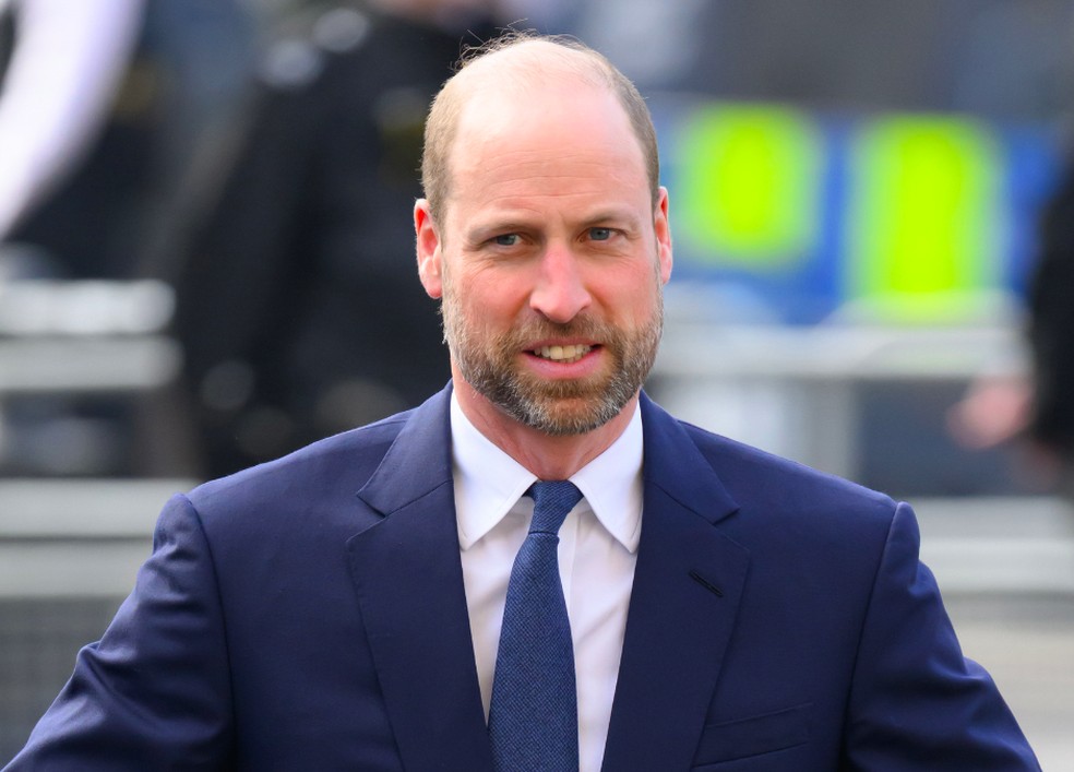O Príncipe William chegando à Abadia de Westminster para o Commonwealth Day Service, em 9 de março de 2026 — Foto: Getty Images