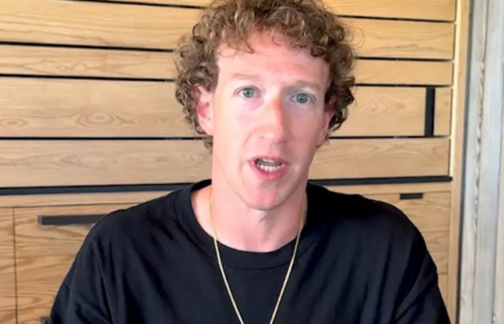 Mark Zuckerberg no vídeo em que anuncia mudanças polêmicas na moderação de conteúdo da Meta — Foto: Reprodução/Instagram