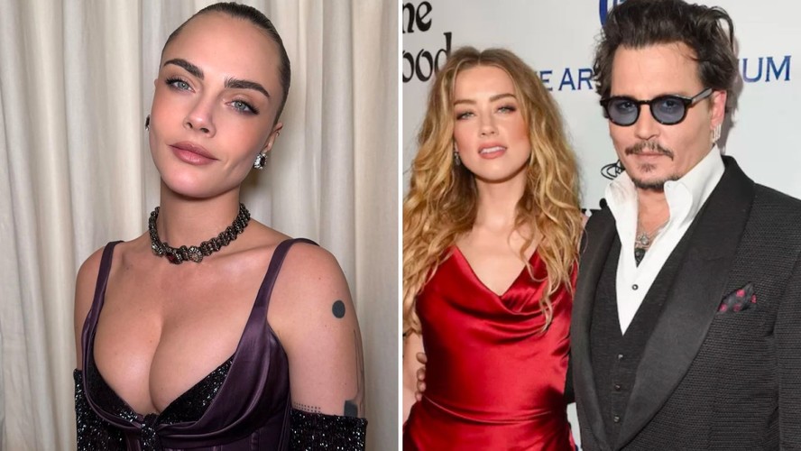 Johnny Depp reagiria com indignação a revelações de Cara Delevingne