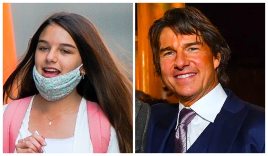 A jovem Suri Cruise, fruto do casamento do ator Tom Cruise com a atriz Katie Holmes