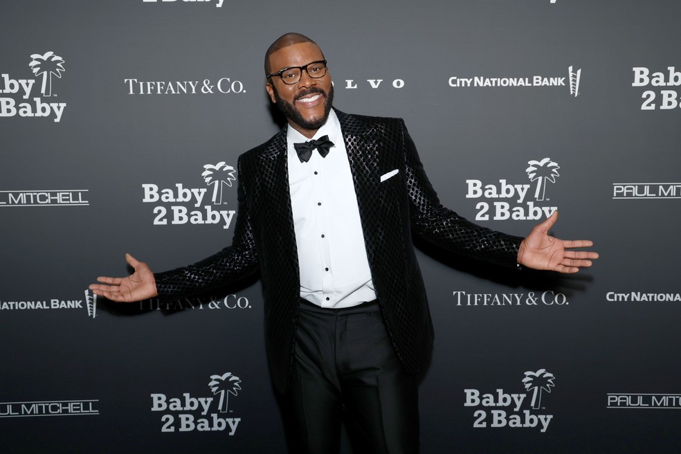 Tyler Perry em evento de gala de Baby2Baby em 2022. — Foto: Foto: Phillipe Faraone | GettyImages