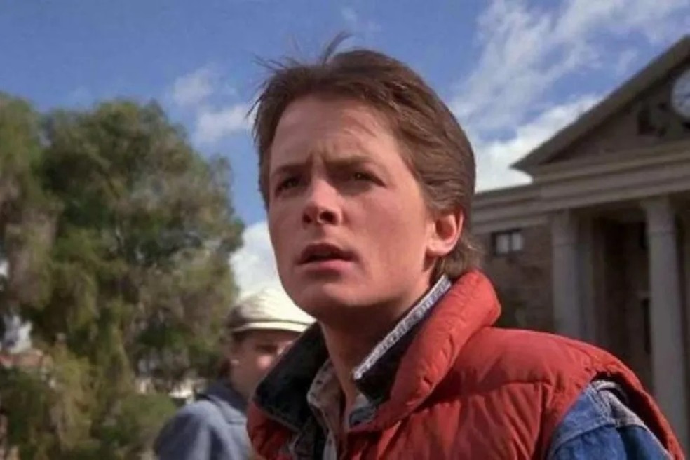 Michael J Fox em De Volta para o Futuro  — Foto: Divulgação