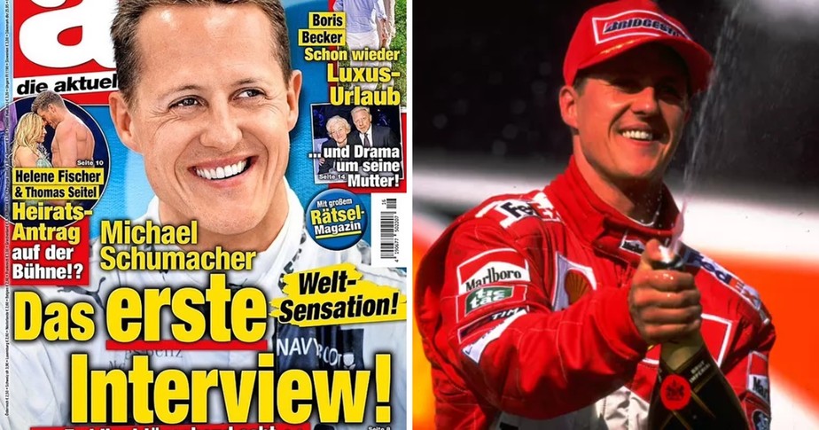 Revista alemã divulga falsa entrevista de Michael Schumacher feita com IA