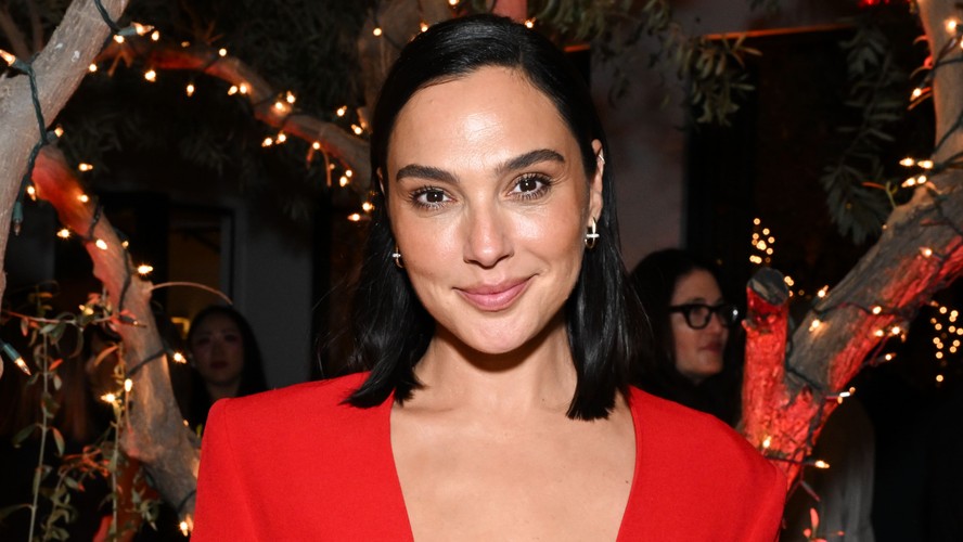 Gal Gadot na festa de lançamento de 'Corrida Contra o Tempo', em Los Angeles