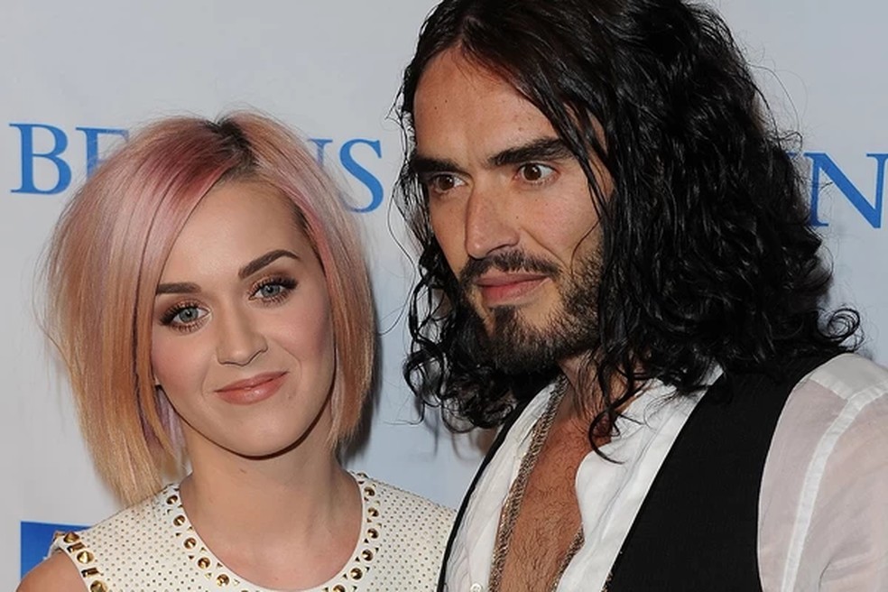 Russell Brand e Katy Perry — Foto: Getty Images