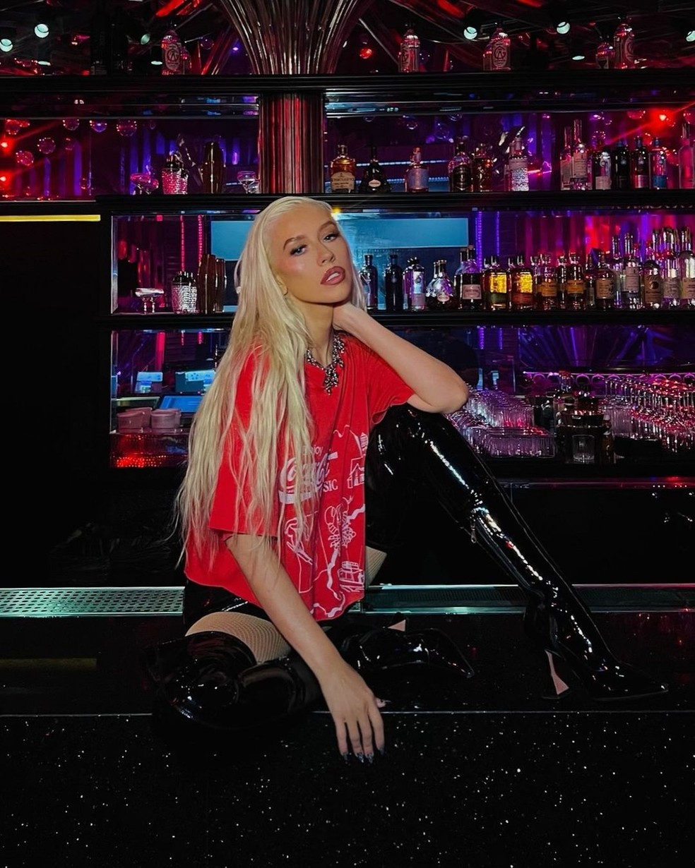 A cantora Christina Aguilera  Foto: reproduo/instagram