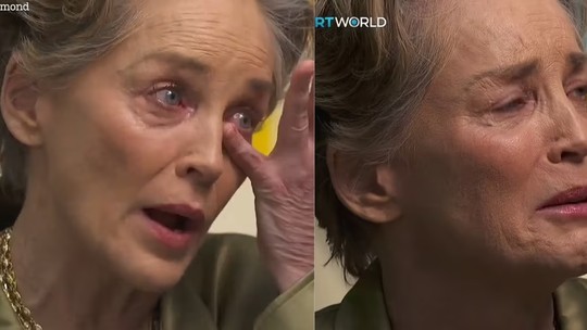 Sharon Stone vai às lágrimas em entrevista e revela por quem ela 'arriscaria a própria vida'