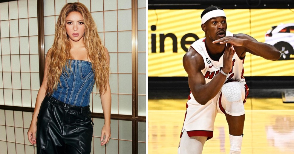 Shakira e Jimmy Butler — Foto: Reprodução/Instagram