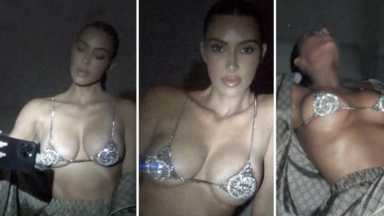 Kim Kardashian é acusada de querer 'estragar' trabalho da própria irmã com fotos vestindo sutiã de mais de R$ 90 mil