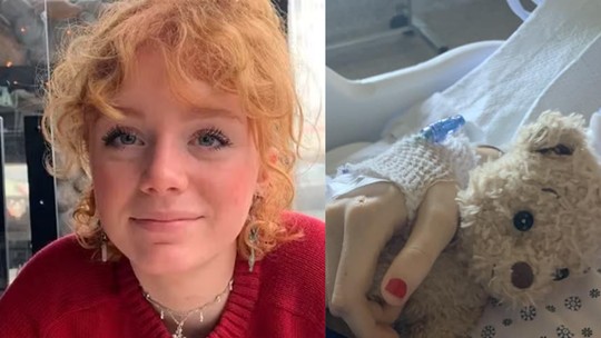 Família compartilha foto de atriz que caiu de cinco andares e passou por cirurgia de 11 horas em cama de hospital