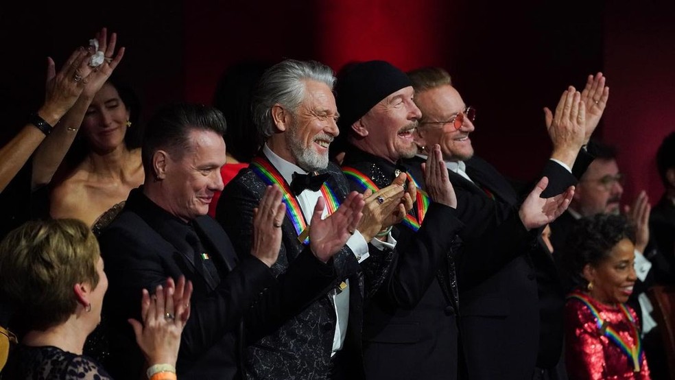Os músicos da banda U2 — Foto: reprodução/Instagram