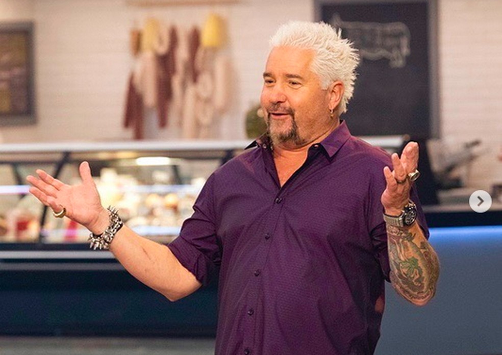 O chef e astro de reality show Guy Fieri — Foto: Instagram