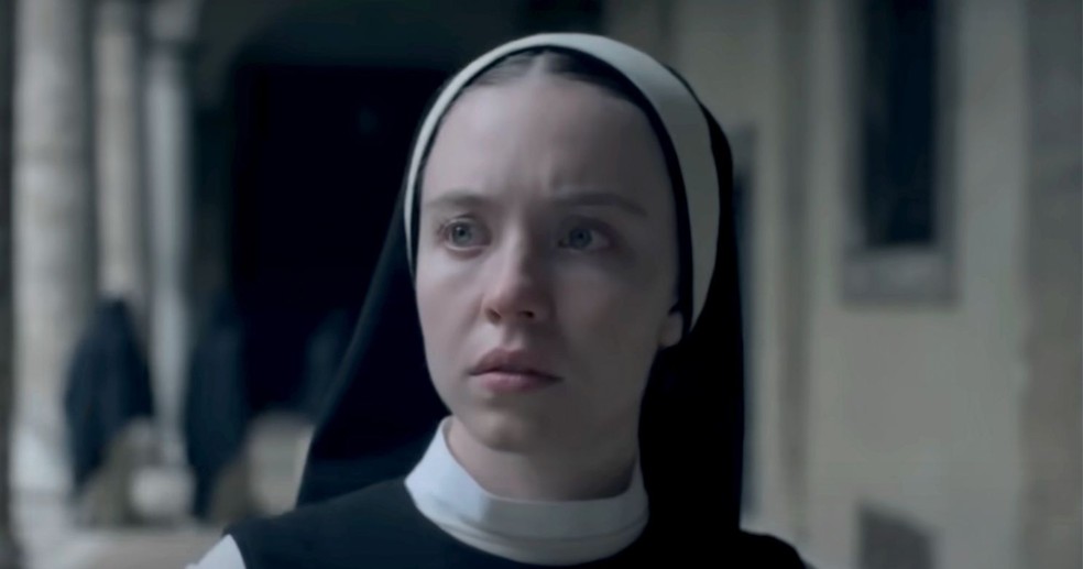 A atriz Sydney Sweeney no filme 'Imaculada' — Foto: Reprodução