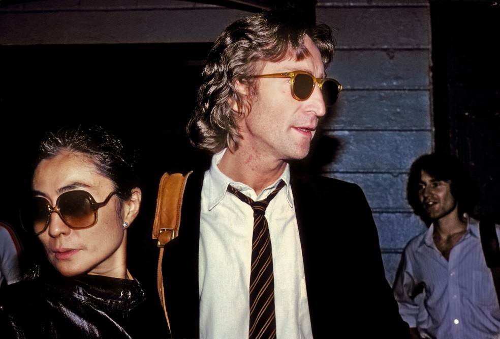 Yoko Ono e John Lennon (1940-1980) em foto de agosto de 1980 — Foto: Getty Images