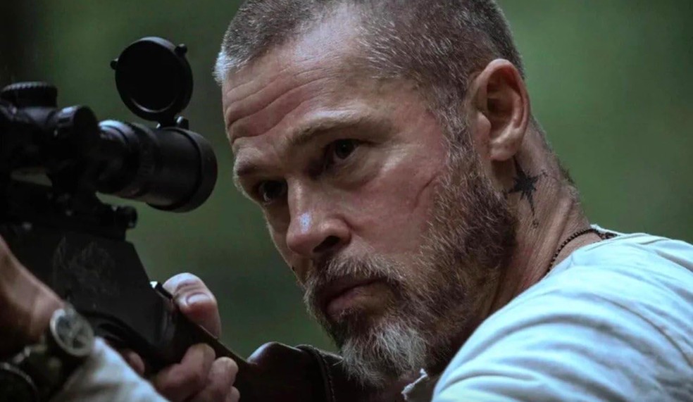 Brad Pitt em Coração Selvagem (2026) — Foto: Reprodução