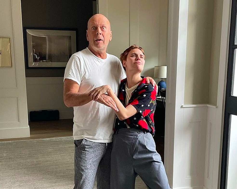 Bruce Willis e Tallulah Willis — Foto: Instagram