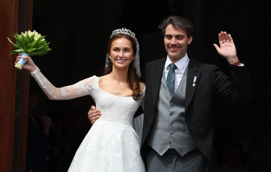 A princesa Sophie e o príncipe Ludwig da Baviera se casaram em 20 de maio de 2023 em Munique, na Alemanha