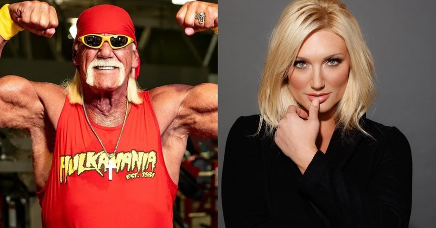 Hulk Hogan (1953-2025) e a filha dele, Brooke Hogan