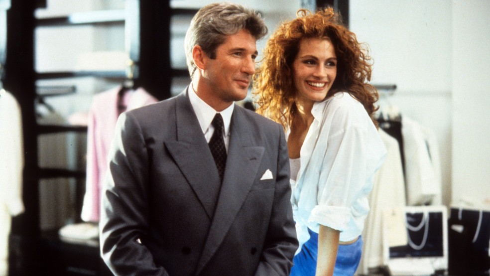 Richard Gere e Julia Roberts em 'Uma Linda Mulher' — Foto: Reprodução