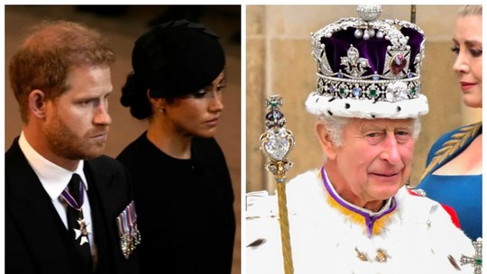 Harry e Meghan não são convidados para festão de aniversário de Charles em quebra de juramento de Elizabeth II