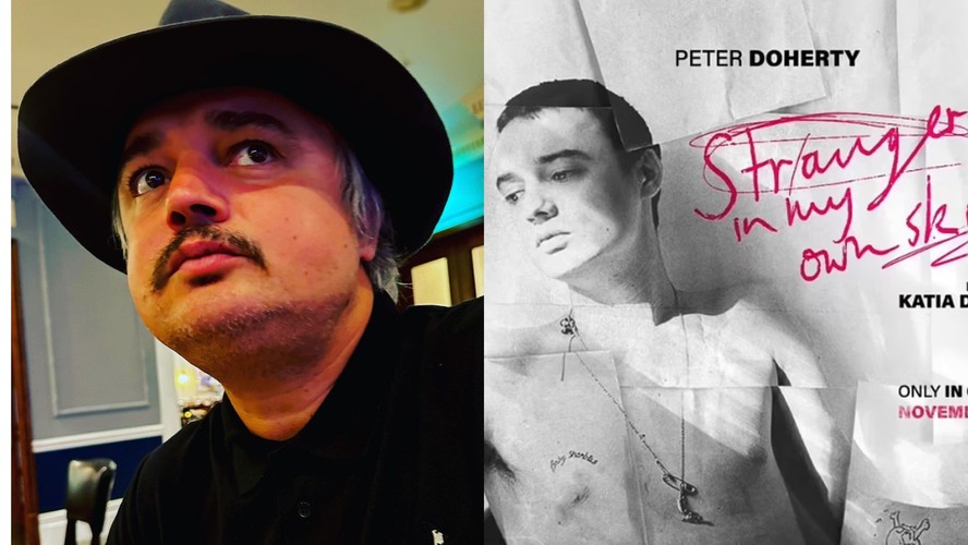 Peter Doherty; pôster do documentário 'Stranger In My Own Skin'