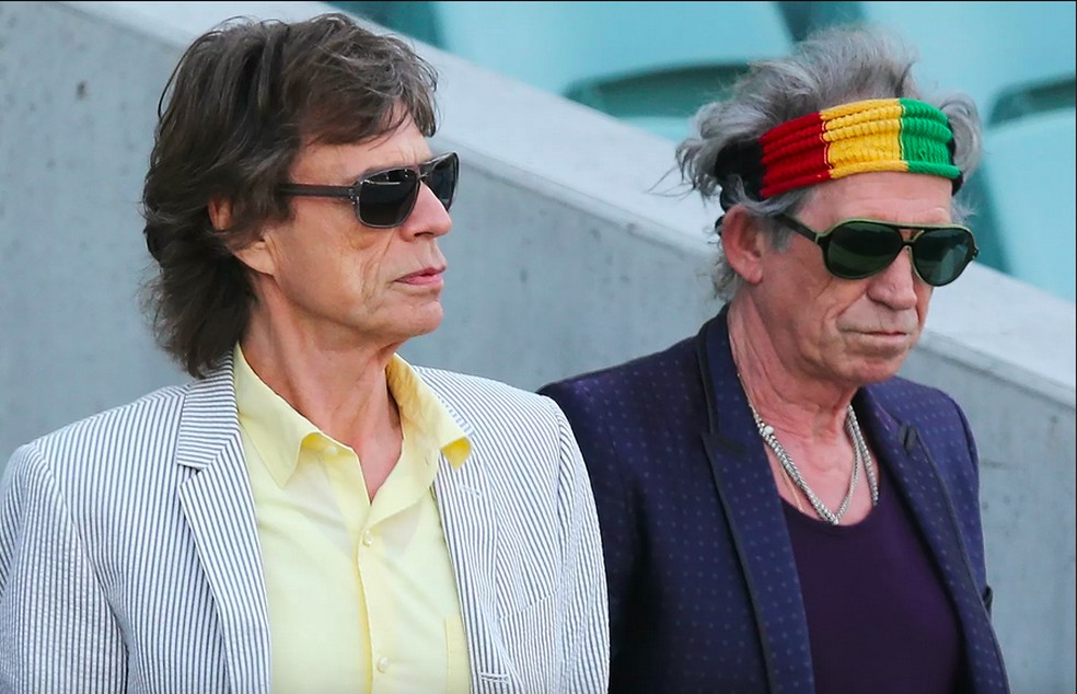 Mick Jagger e Keith Richards — Foto: Getty Images