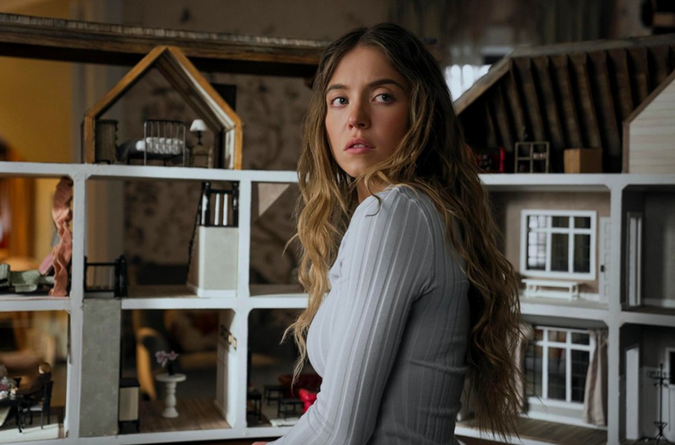 Sydney Sweeney em A Empregada (2025) — Foto: Reprodução