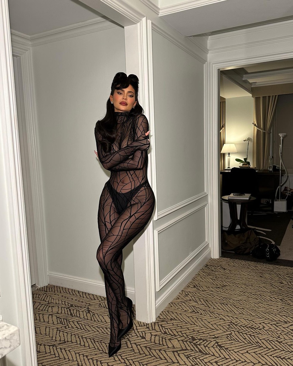 Kylie Jenner na Mugler Couturissime Exhibition  — Foto: reprodução instagram