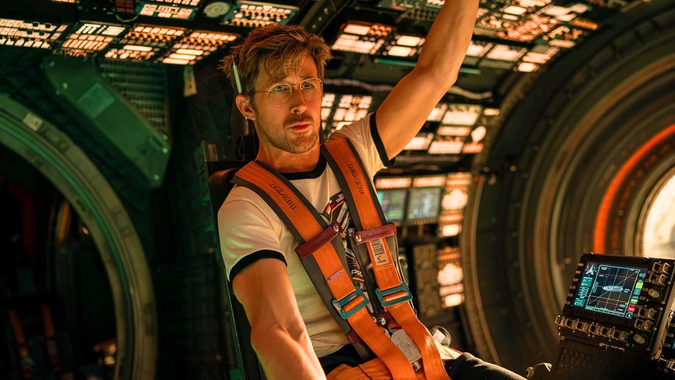 Ryan Gosling em cena de 'Devoradores de Estrelas' (2026) — Foto: Divulgação