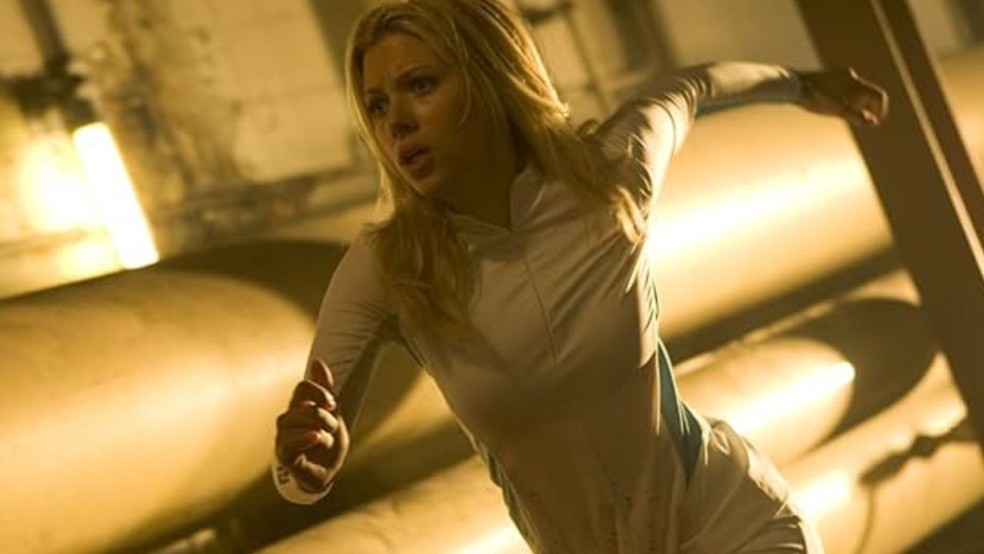 Scarlett Johansson em 'A Ilha' — Foto: Reprodução/DreamWorks Productions