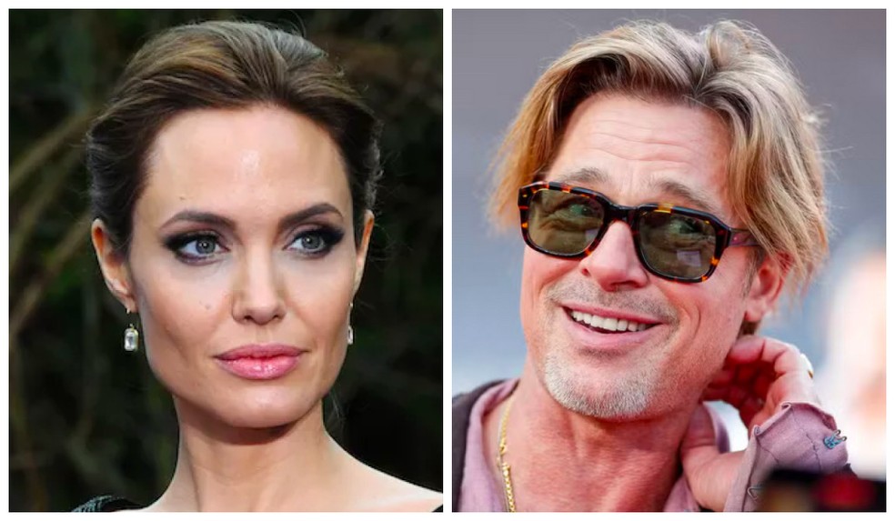 Angelina Jolie e Brad Pitt — Foto: Getty Images