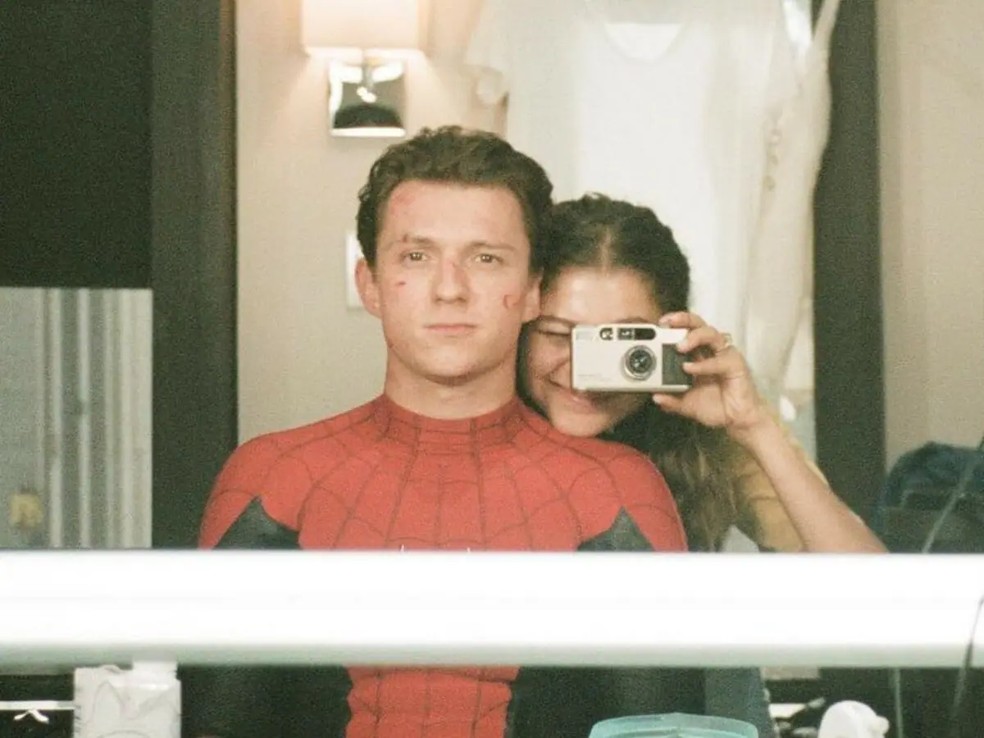 Tom Holland e Zendaya  — Foto: Reprodução | Instagram (@tomholland)