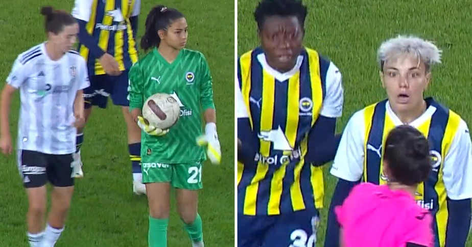 Jogadora rouba bola de goleira e faz gol bizarro na Turquia