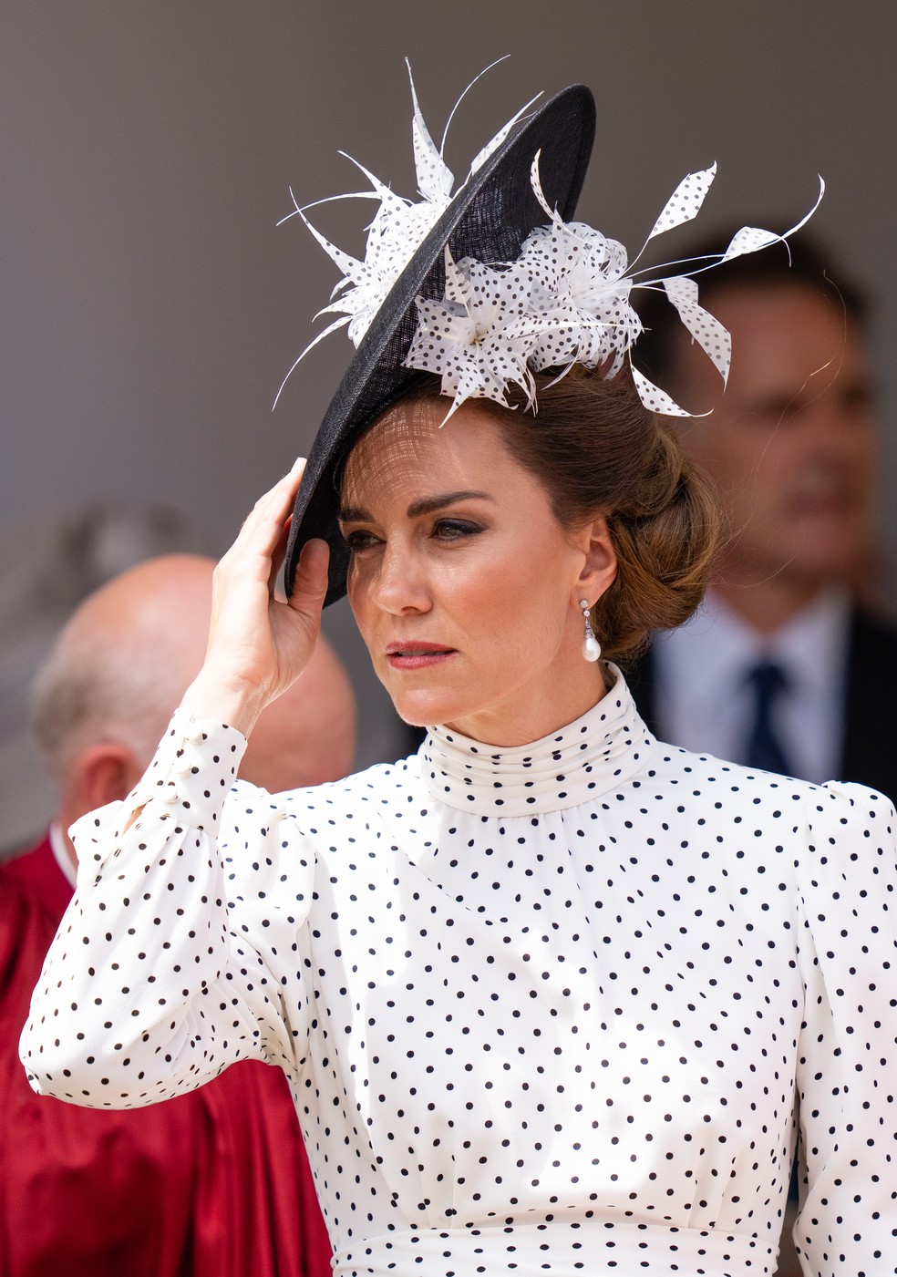 Kate Middleton em evento beneficente no Palácio de Windsor — Foto: Getty Images