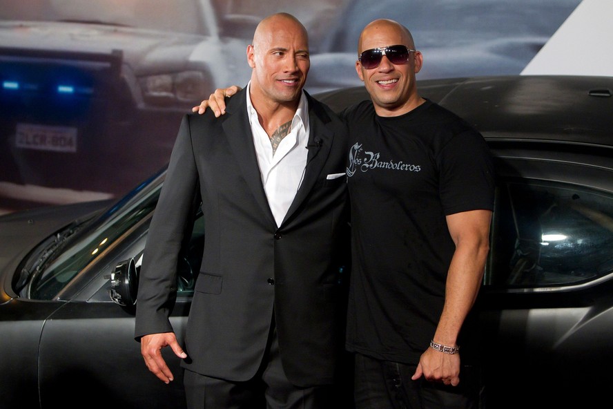 Dwayne Johnson e Vin Diesel