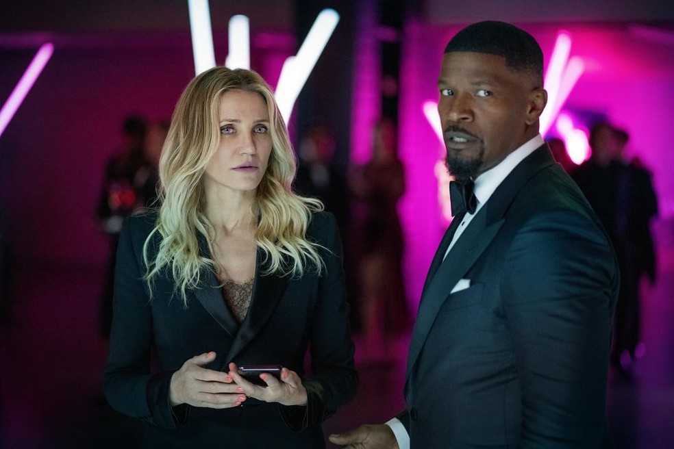 Cameron Diaz e Jamie Foxx em 'De Volta à Ação' — Foto: divulgação