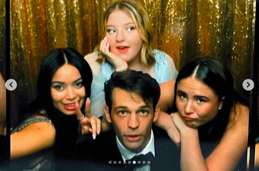 Francesca Scorsese com amigos em sua festa de aniversário — Foto: Instagram