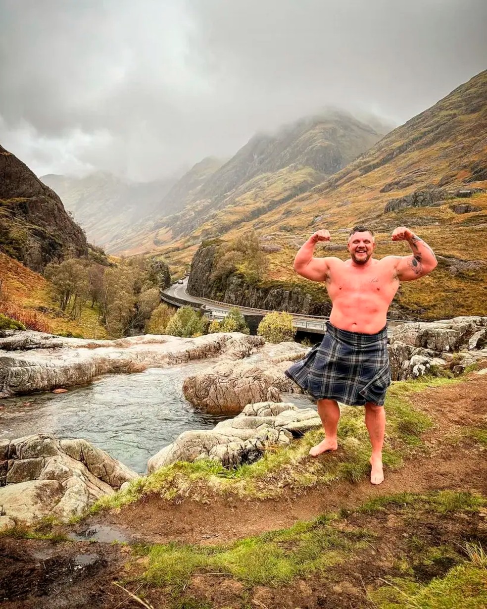 Luke Stoltman é o homem mais forte da Europa — Foto: reprodução/instagram