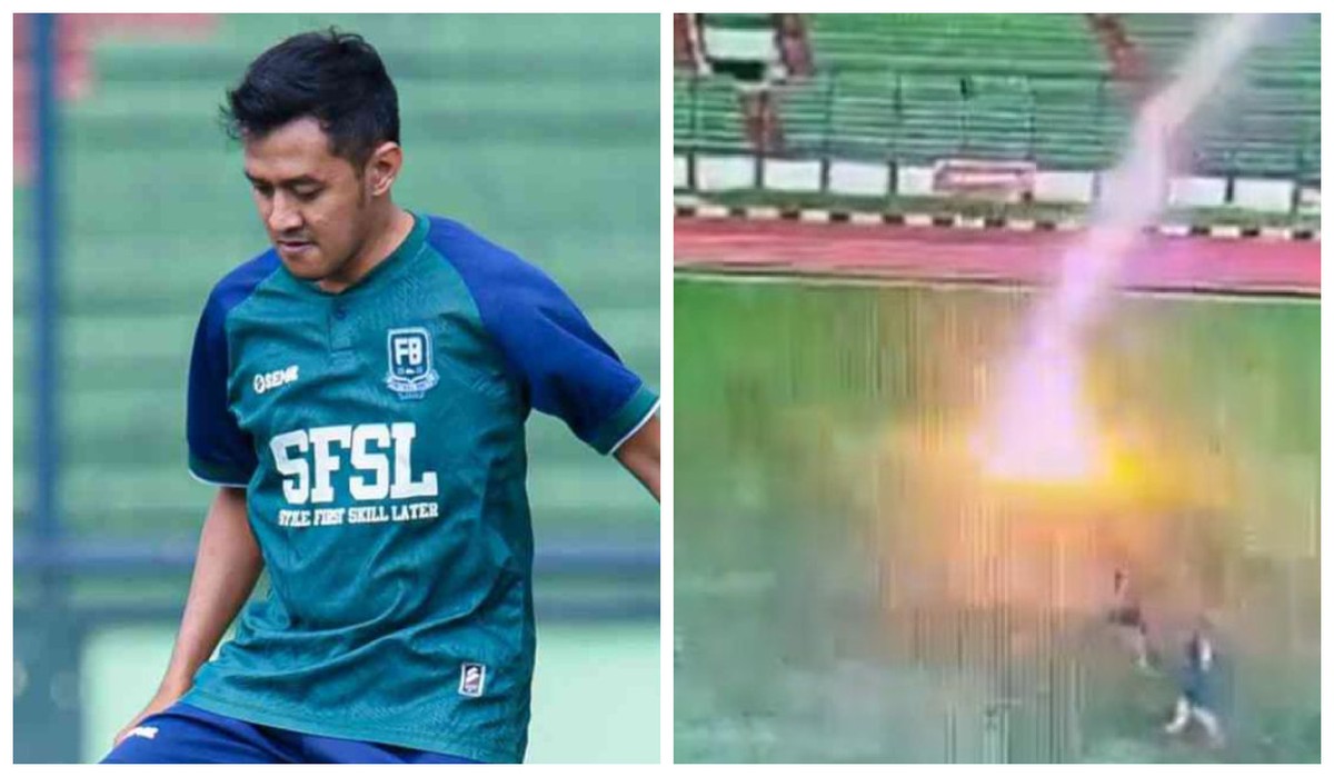 Quem é o jogador morto ao ser atingido por raio em partida na Indonésia | Esportes