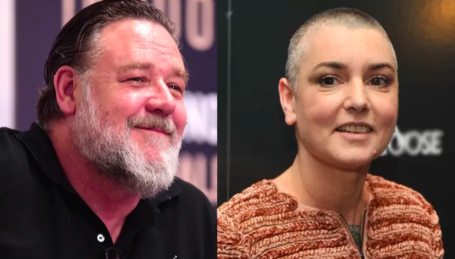 Russell Crowe e Sinead O’Connor (1966-2023)