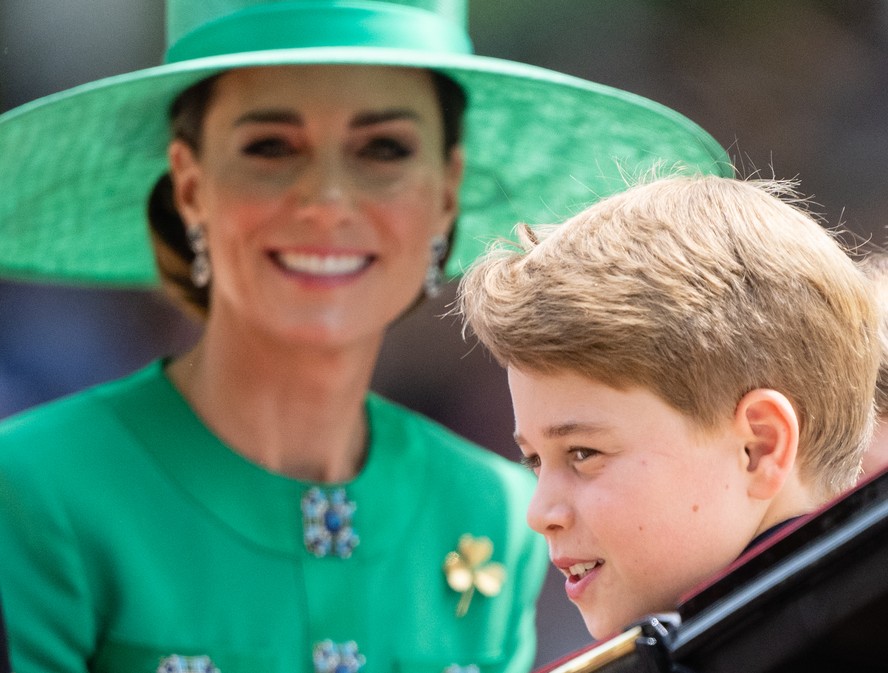 Kate Middleton com o Príncipe George