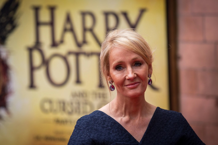 A autora J.K. Rowling